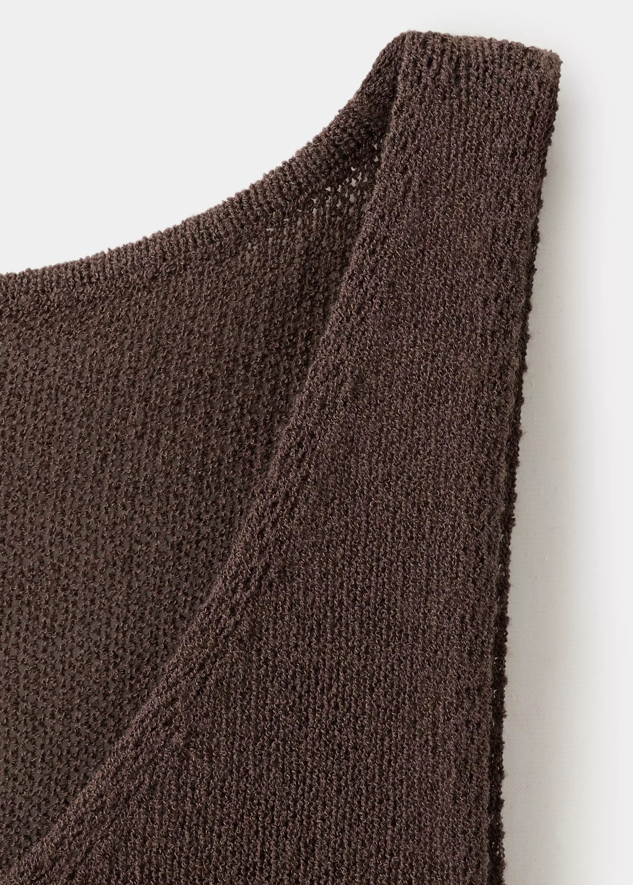 Knitted top with knot detail | Mango (US/MX/AU)