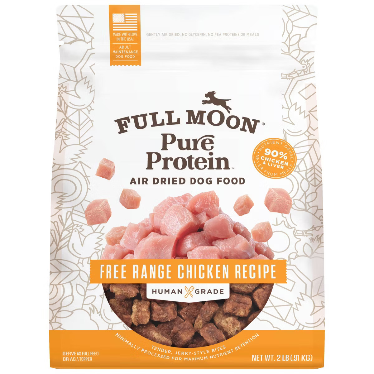 Full Moon Air-Dried Pure Protein Chicken Flavor Dry Dog Food | Target