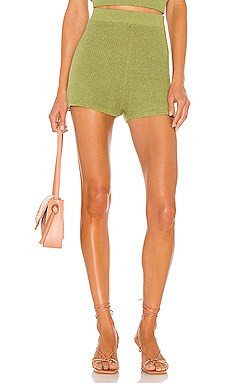 L'Academie Maja Shorts in Green from Revolve.com | Revolve Clothing (Global)