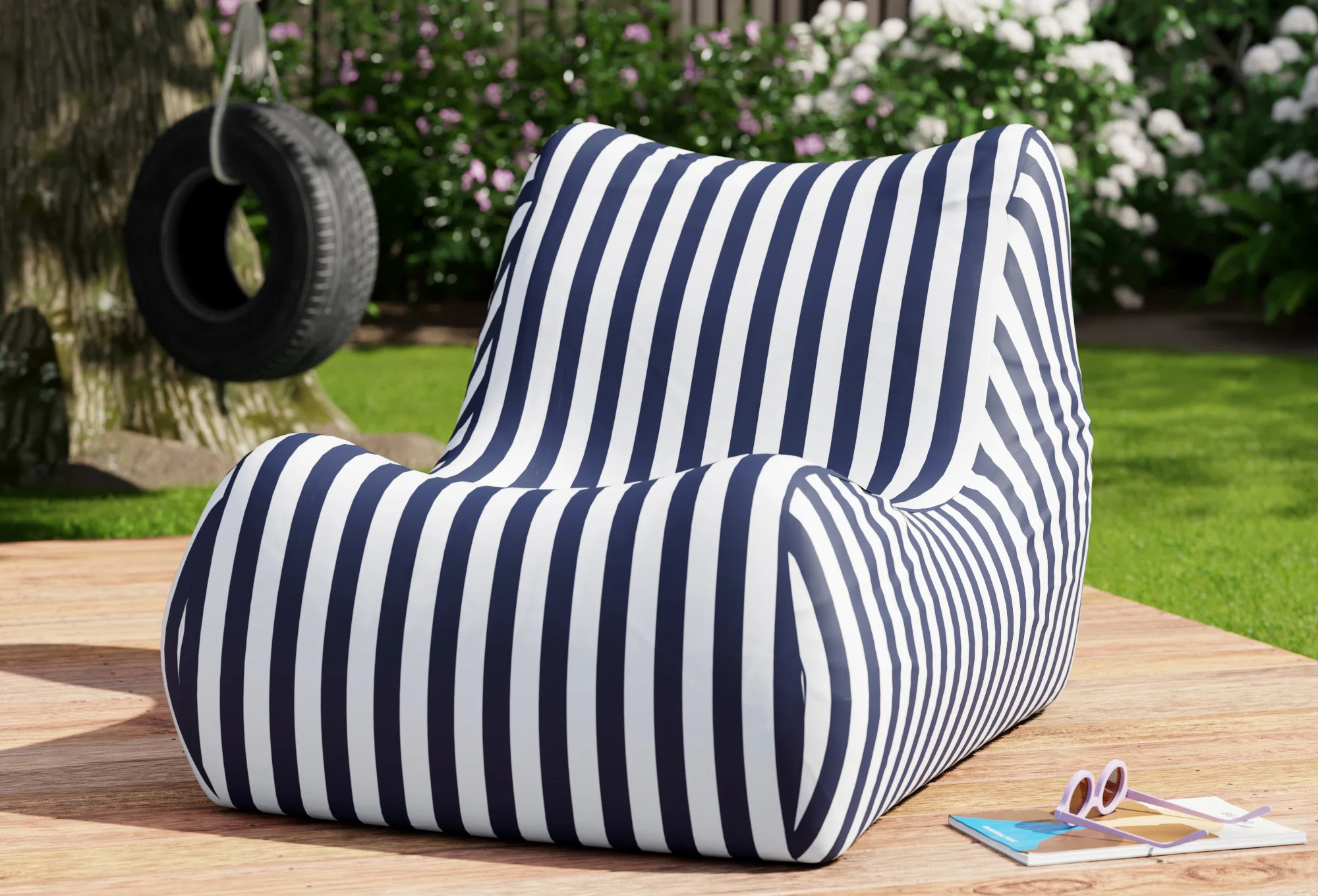 Ponce Outdoor Medium Bean Bag Chair | Wayfair North America