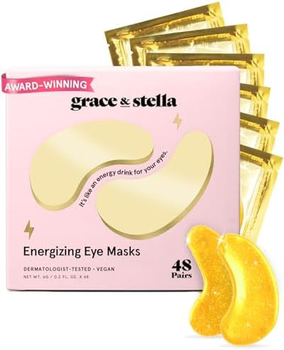 grace & stella Award Winning Under Eye Mask - Birthday Gifts for Women - Gel Eye Patches for Dark... | Amazon (US)