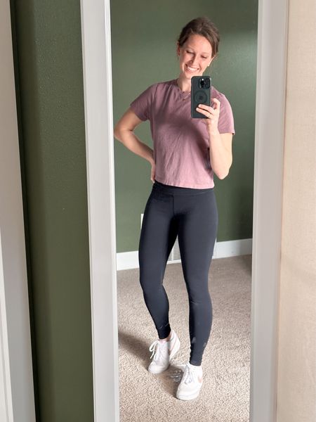 outfit of the day - soft t-shirt & favorite Amazon leggings (just like Lululemon leggings but without the price tag)

#LTKstyletip #LTKFind #LTKunder50