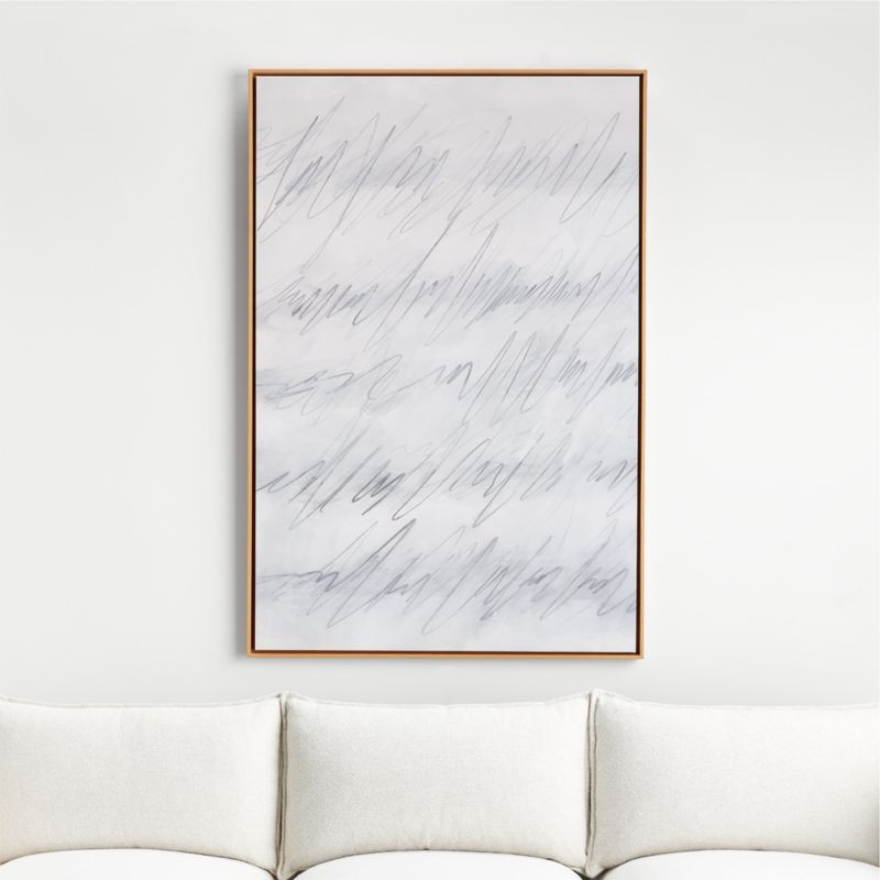 Obscured Linework I Print + Reviews | Crate & Barrel | Crate & Barrel
