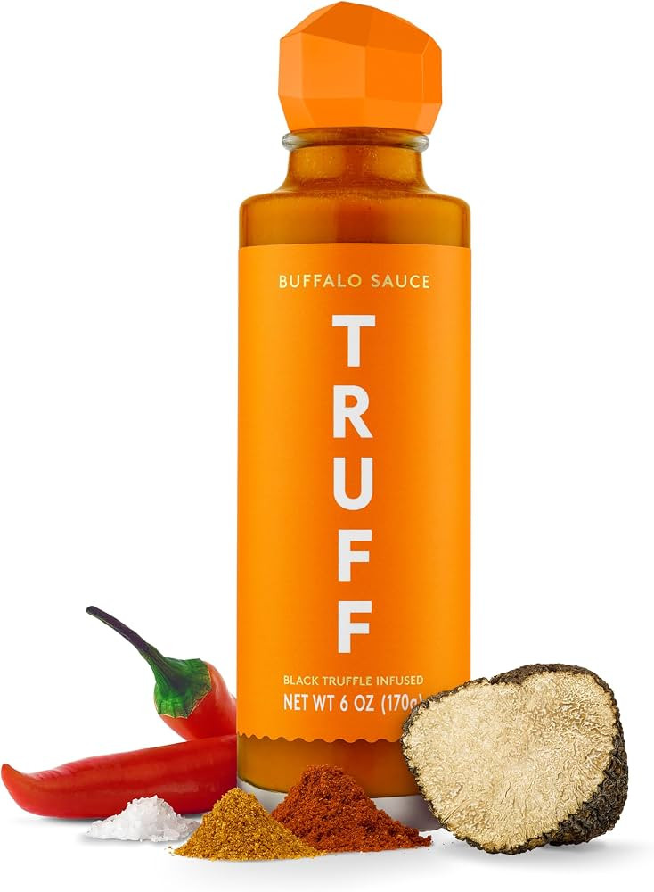 TRUFF Buffalo Sauce, Gourmet Hot Sauce with Red Cayenne Peppers, Black Truffle Oil, Agave Nectar,... | Amazon (US)