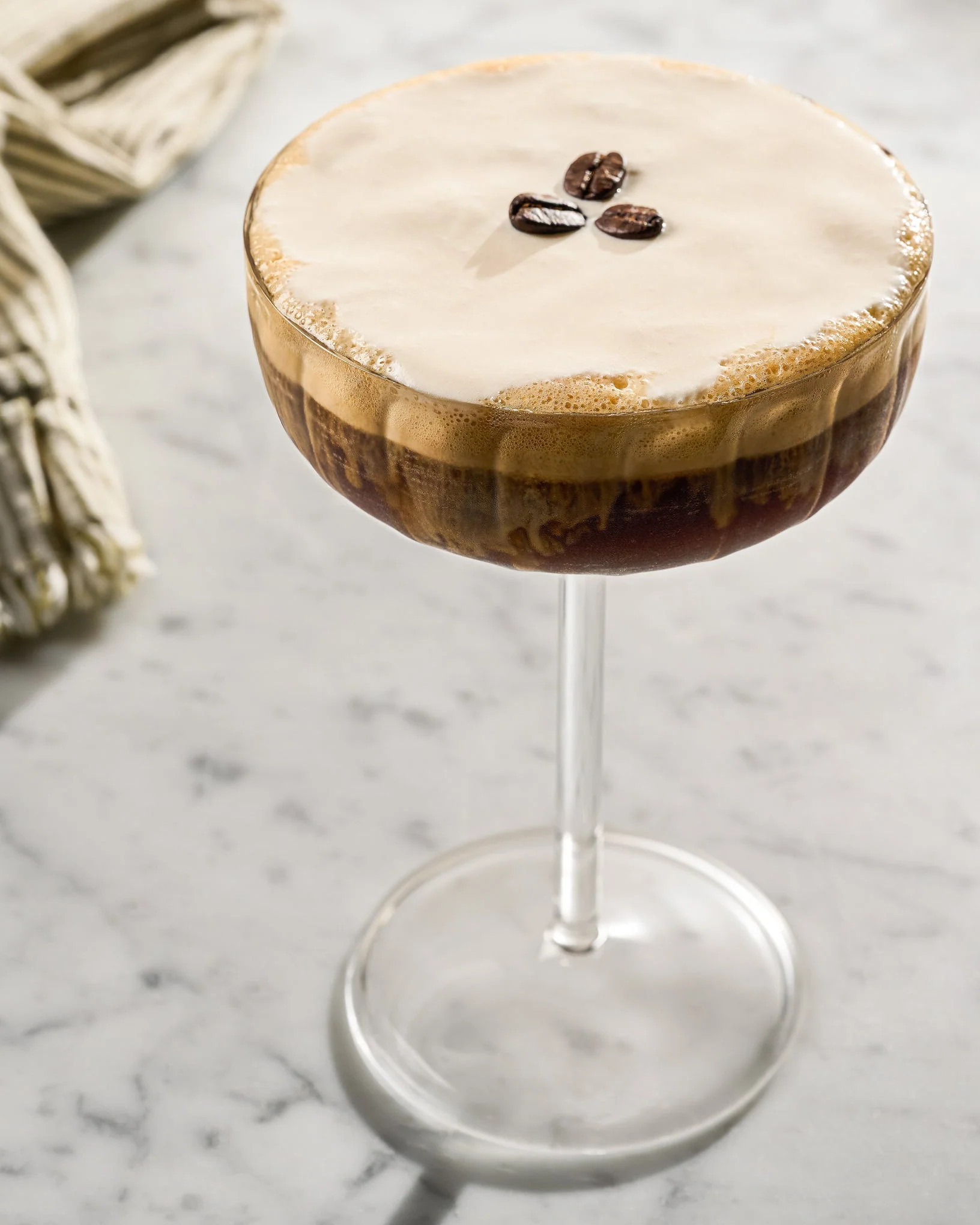 Fluted Coupe Glass | Magnolia