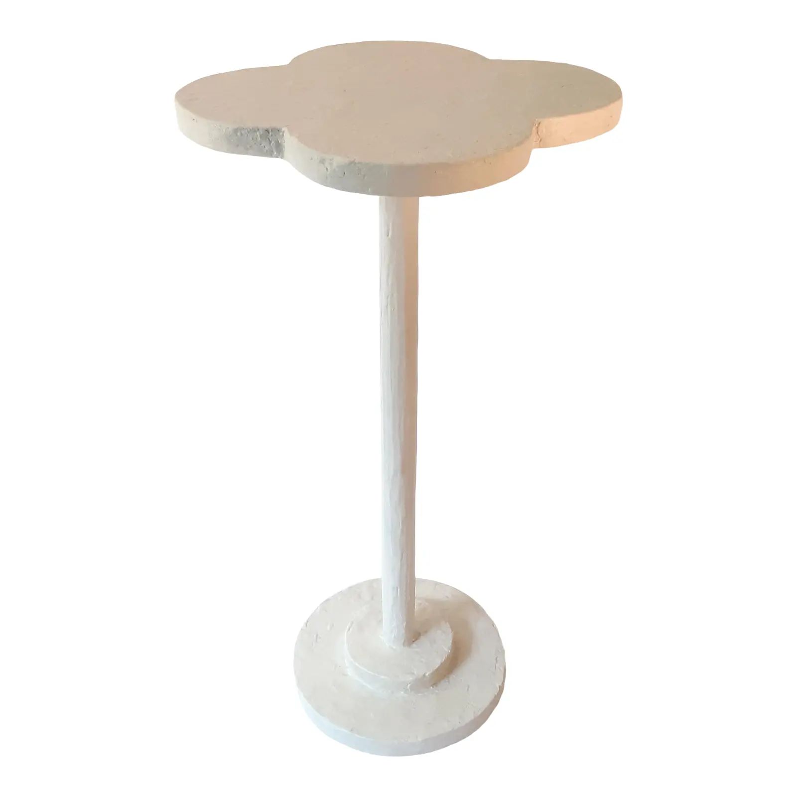 Modern Artisan Small Accent Table White | Chairish