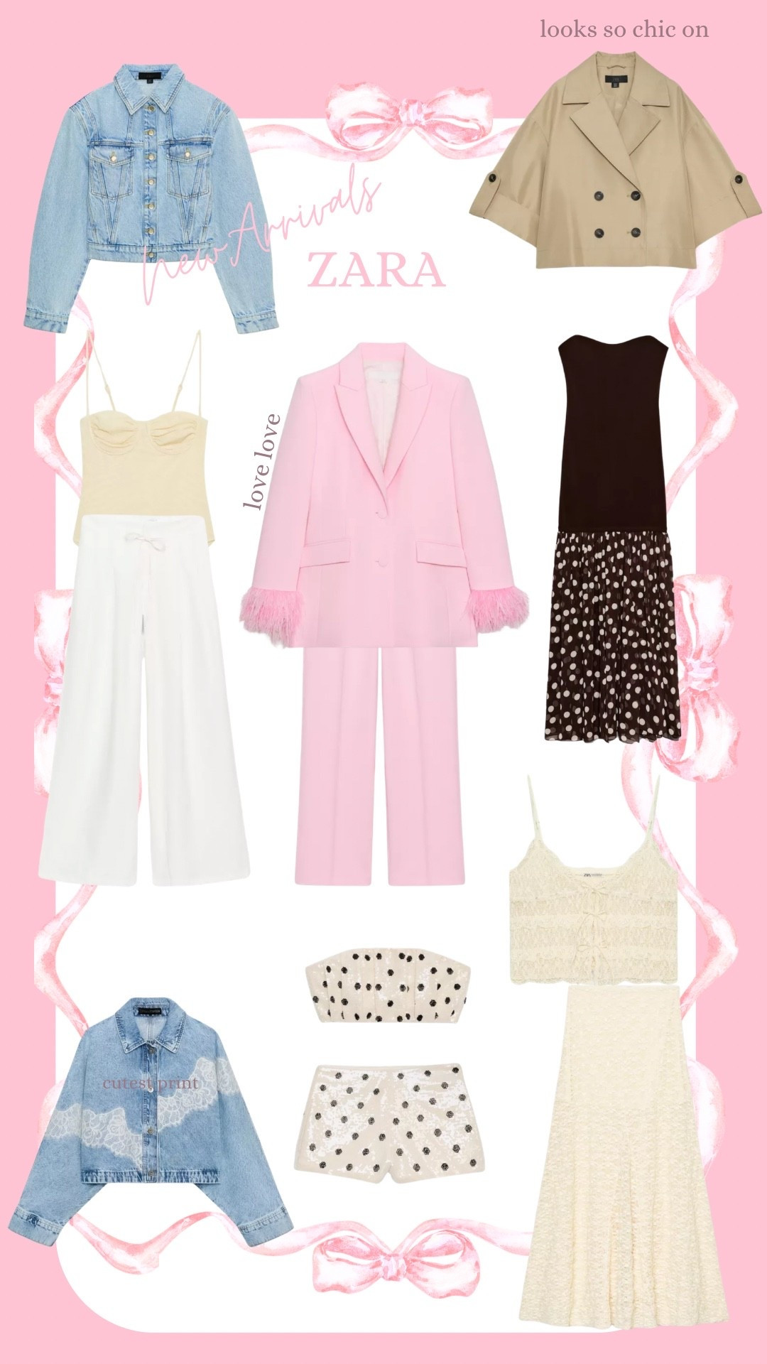 Zara new arrivals, pink feather trim blazer

#LTKootd #LTKgrwm