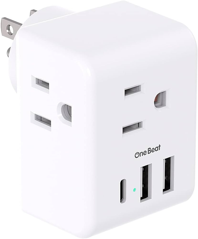 Multi Plug Outlet Extender, Power Strip Non Surge Protector Electric Outlet Splitter with 3 USB W... | Amazon (US)