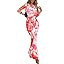 PRETTYGARDEN Women's Bodycon Maxi Dress Fall Spring Fashion Long Sleeve Floral Print Tight Fitted... | Amazon (US)