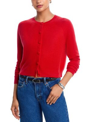 100% Cashmere Crewneck Cardigan - Exclusive | Bloomingdale's (US)