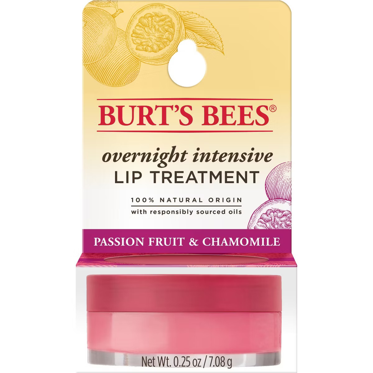 Burt's Bees Lip Treatment - Passion Fruit and Chamomile - 0.25oz | Target