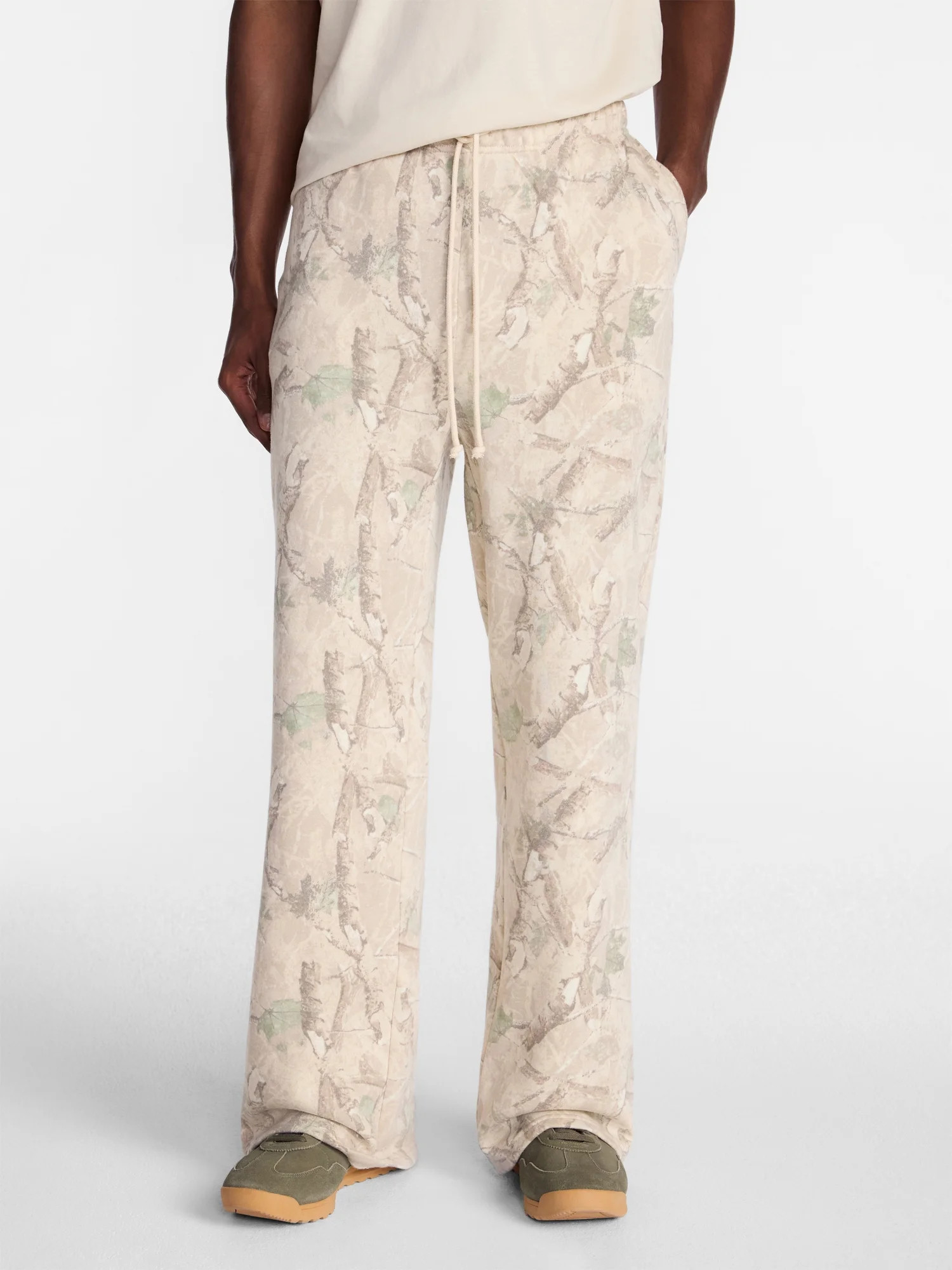 No Boundaries Fleece Open Hem Pants, Men's XS-5XB | Walmart (US)
