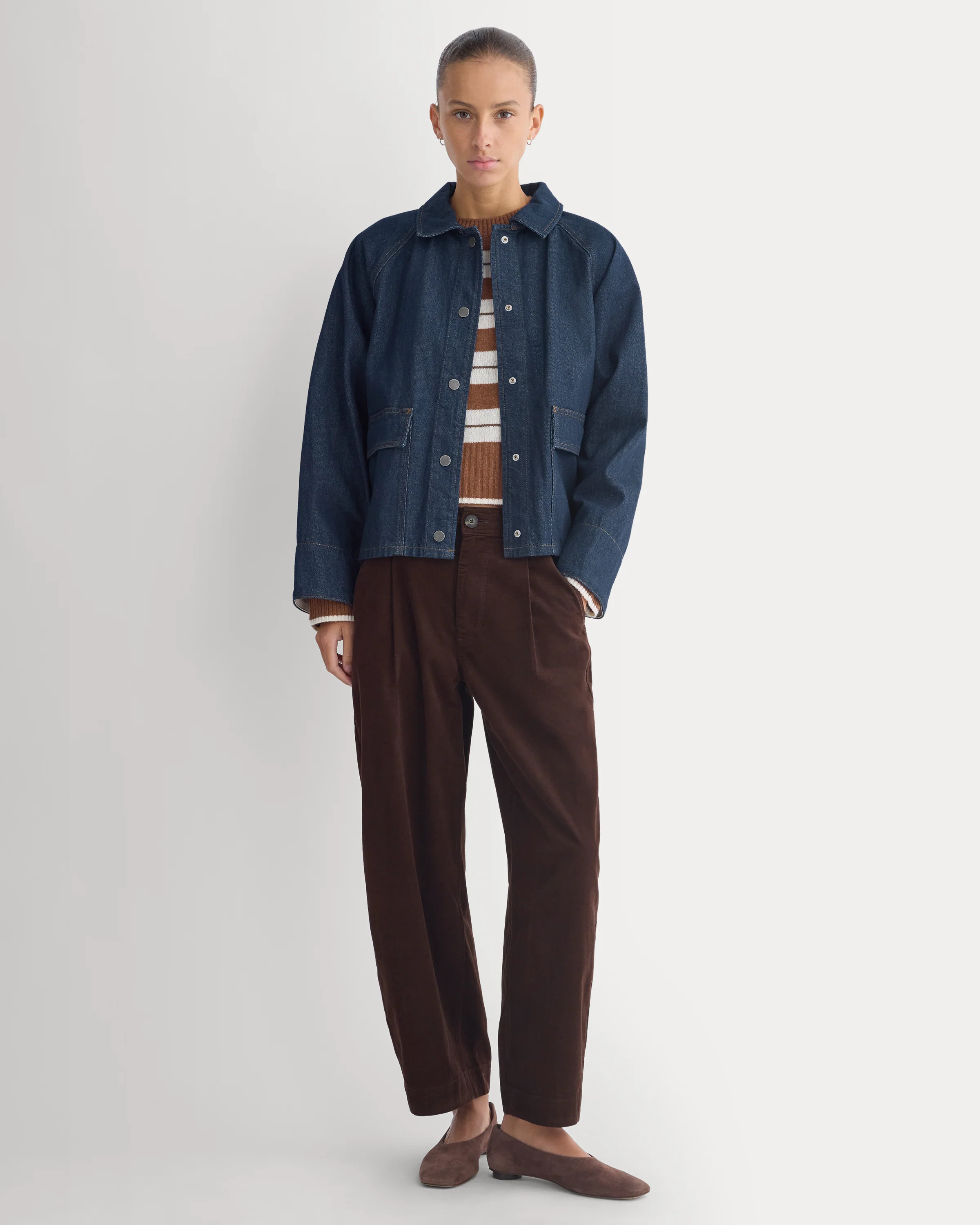 Everlane Everywhere Pinwale Corduroy Pant In Coffee Bean, Size 10, Cotton | Everlane