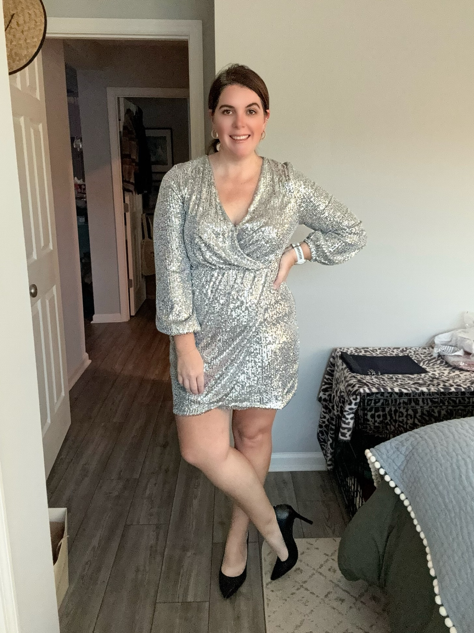 Dressing like a disco ball just makes everything better!! This silver sequin dress is from Amazon and is so perfect for any NYE activity you have! The dress runs TTS, comes in two other color options (including pink) and is currently 30% off making the dress under $65! 

#LTKstyletip #LTKHoliday #LTKparties