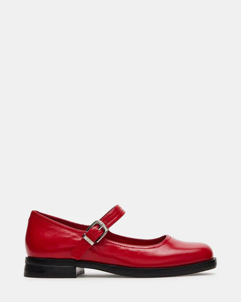 DELANCY RED LEATHER | Steve Madden (US)