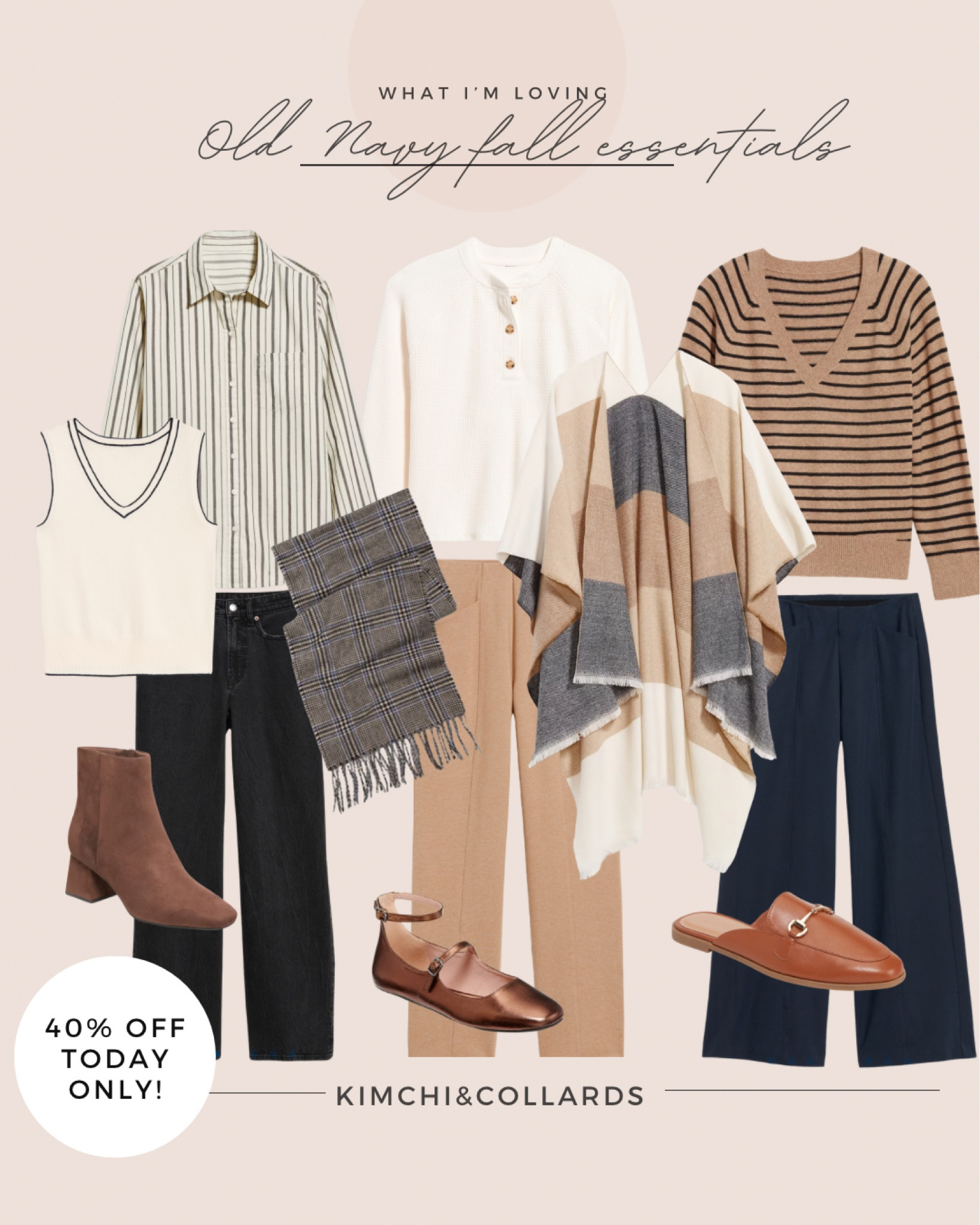 Old Navy fall favorites are on sale today for 40% off! 



#LTKFindsUnder50 #LTKMidsize #LTKSaleAlert