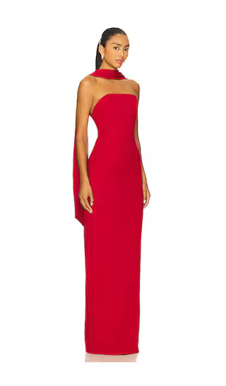 Caroline Gown in Red | Revolve Clothing (Global)
