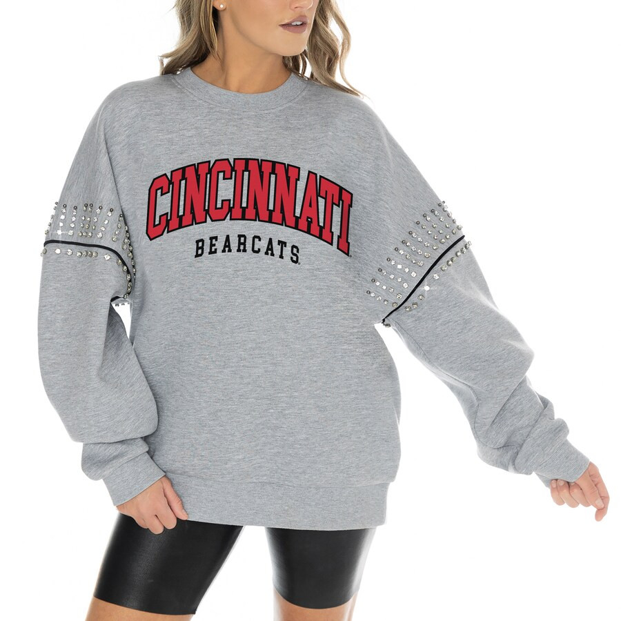 Cincinnati Bearcats Gameday Couture Women's Competitive Edge Oversized Fleece Pullover Sweatshirt... | Fanatics