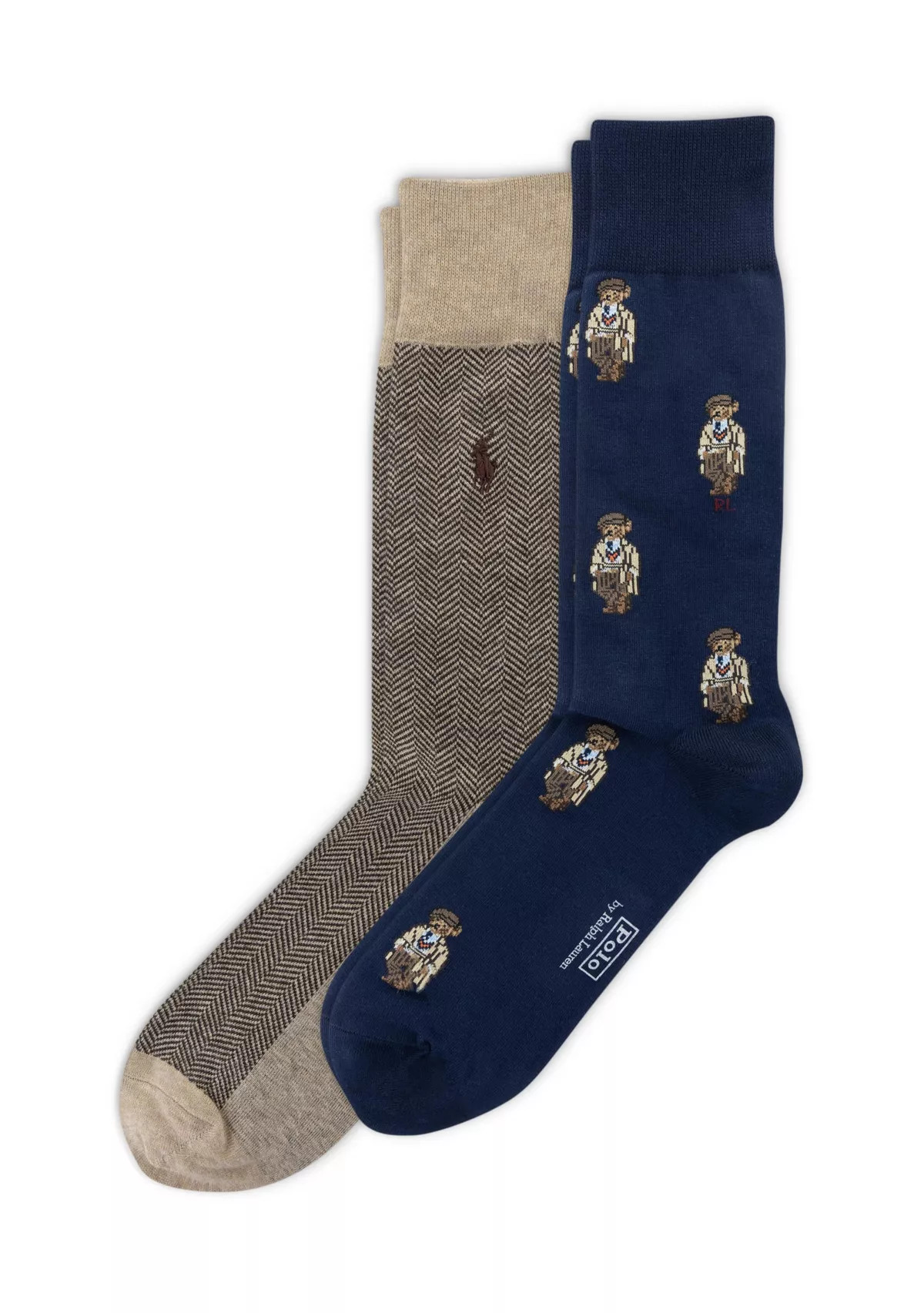 Mini Head of Charles and Bear Socks - 2-Pack | Belk