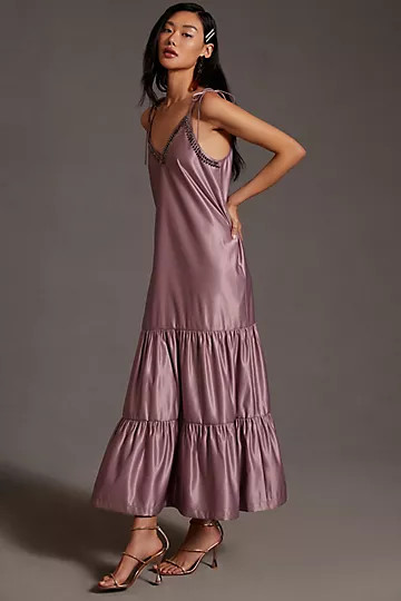 Dhruv Kapoor Tiered V-Neck Dress | Anthropologie (US)