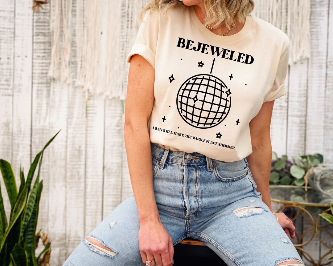 Bejeweled Disco Ball Shirt Swiftie Merch Swift Sweatshirt Midnights Anti Hero Vigilante Lavender ... | Etsy (US)