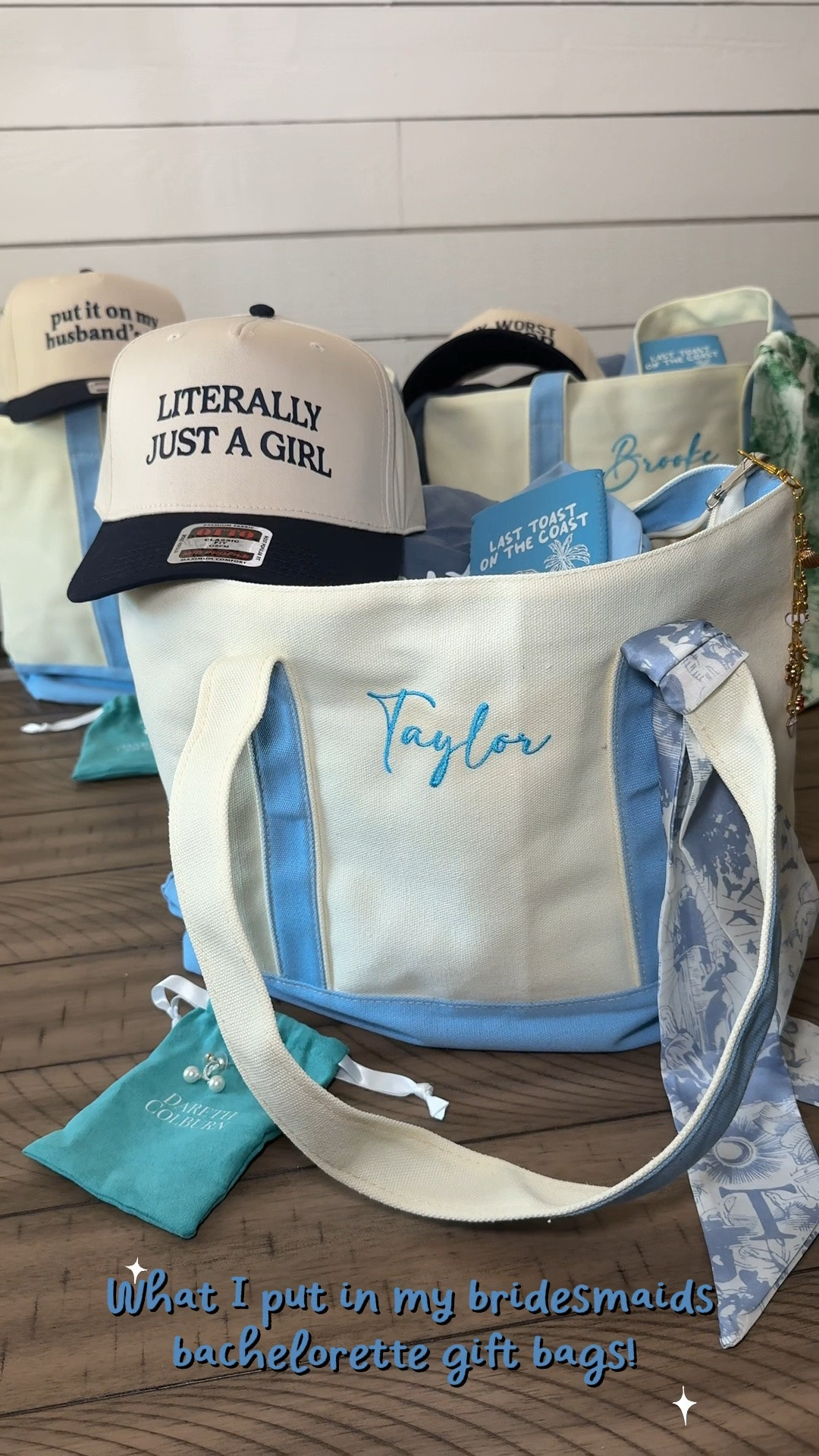 Here’s everything I put in my bridesmaids bachelorette gift bags! Save this for later 🩵

#bachelorettetrip #bridesmaidsgifts #bridetobe #bachtrip #weddingplanning

#LTKWedding #LTKgrwm #LTKvlog