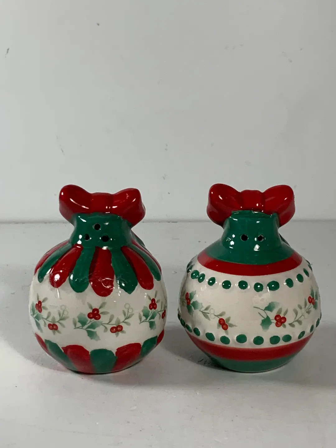 Vintage Christmas Ornament Salt & Pepper Shakers - Etsy | Etsy (US)