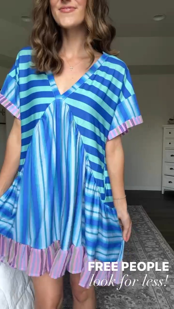 Free people look for less striped dress 💙

#LTKvlog #LTKSeasonal
