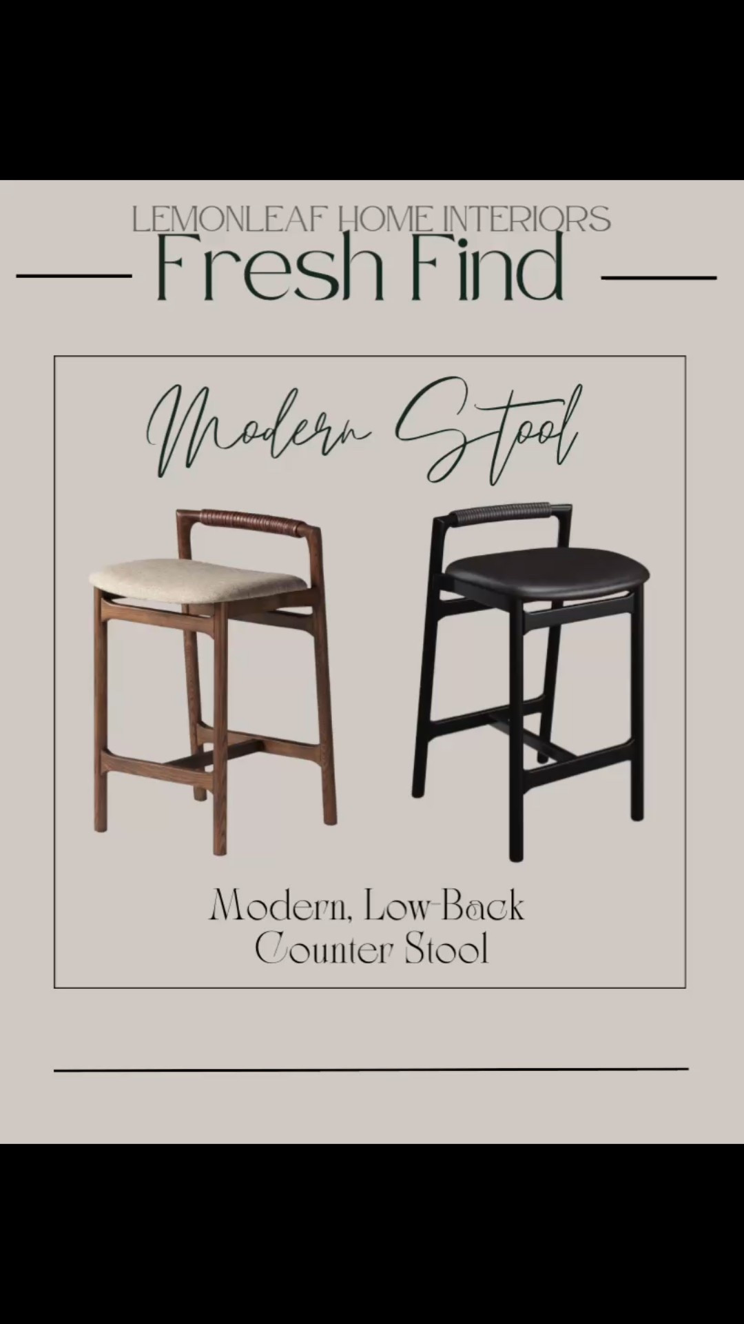 Low back counter stools are designer inspired 
Wayfair 
Kitchen stools 


#LTKSaleAlert #LTKGiftGuide #LTKHome