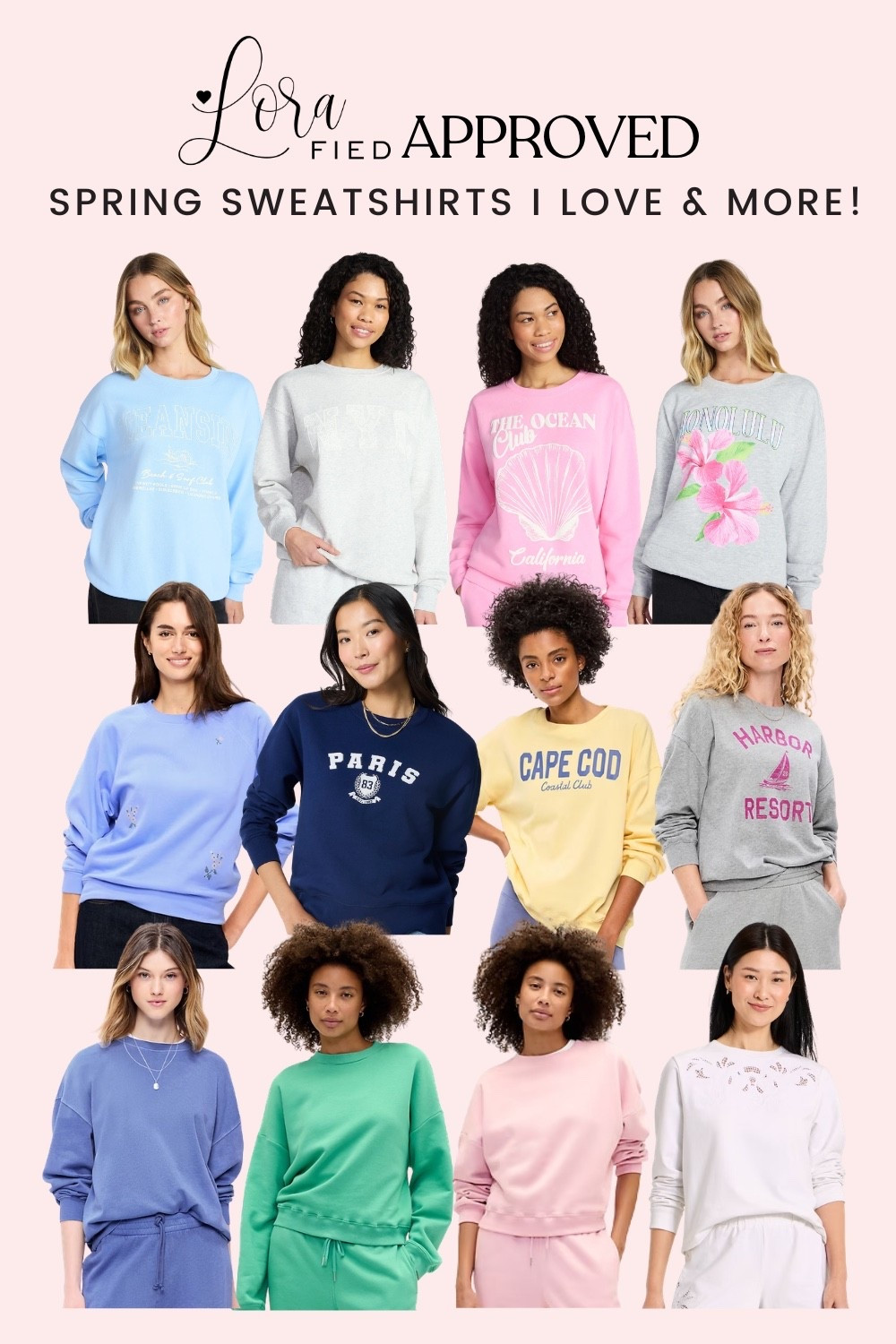 LORAfied Approved Sweatshirts for Spring! 💗
spring fashion, spring sweatshirts, graphic sweatshirts, walmart fashion, old navy fashion

#LTKSpringSale #LTKootd #LTKSeasonal
