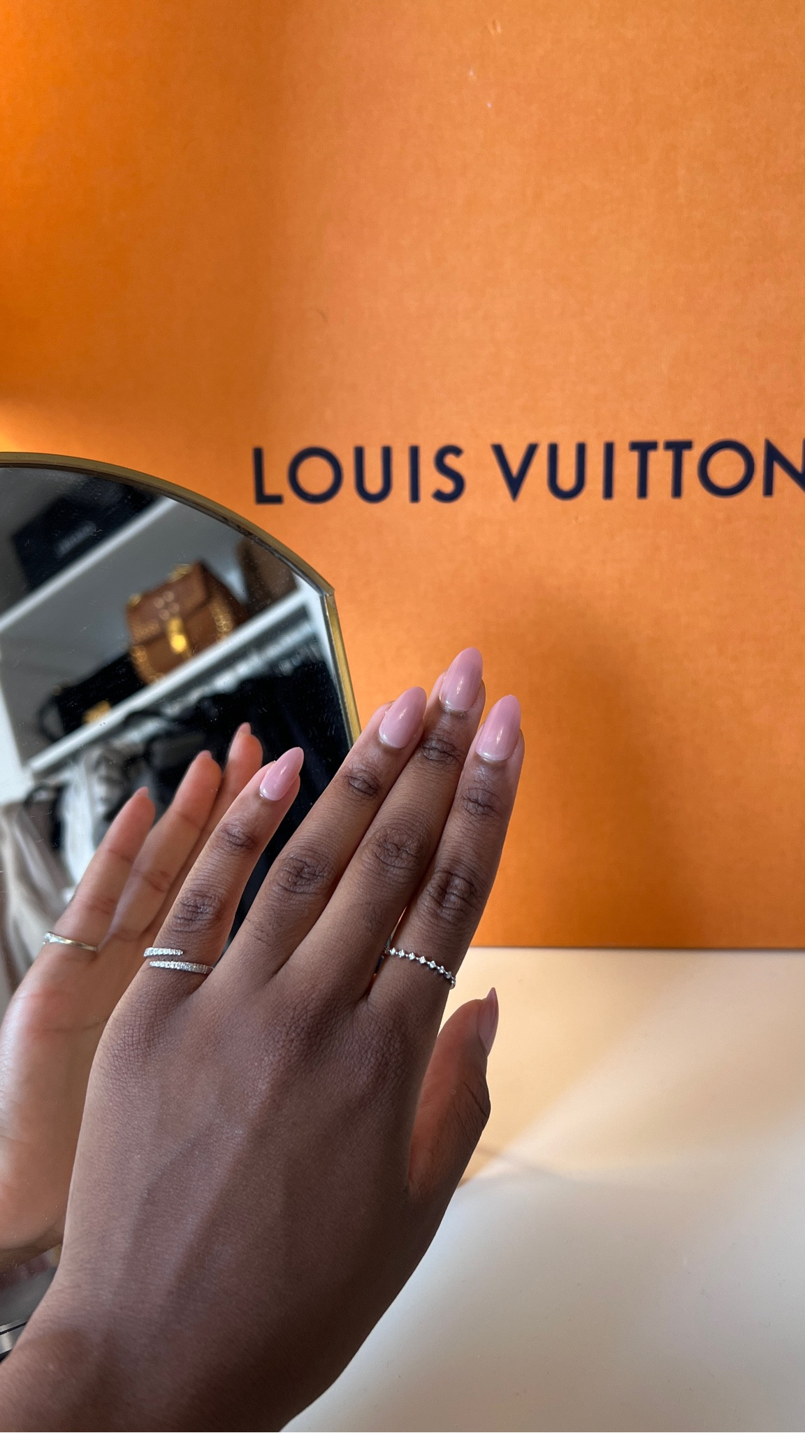 The perfect blush press on nail 🥹