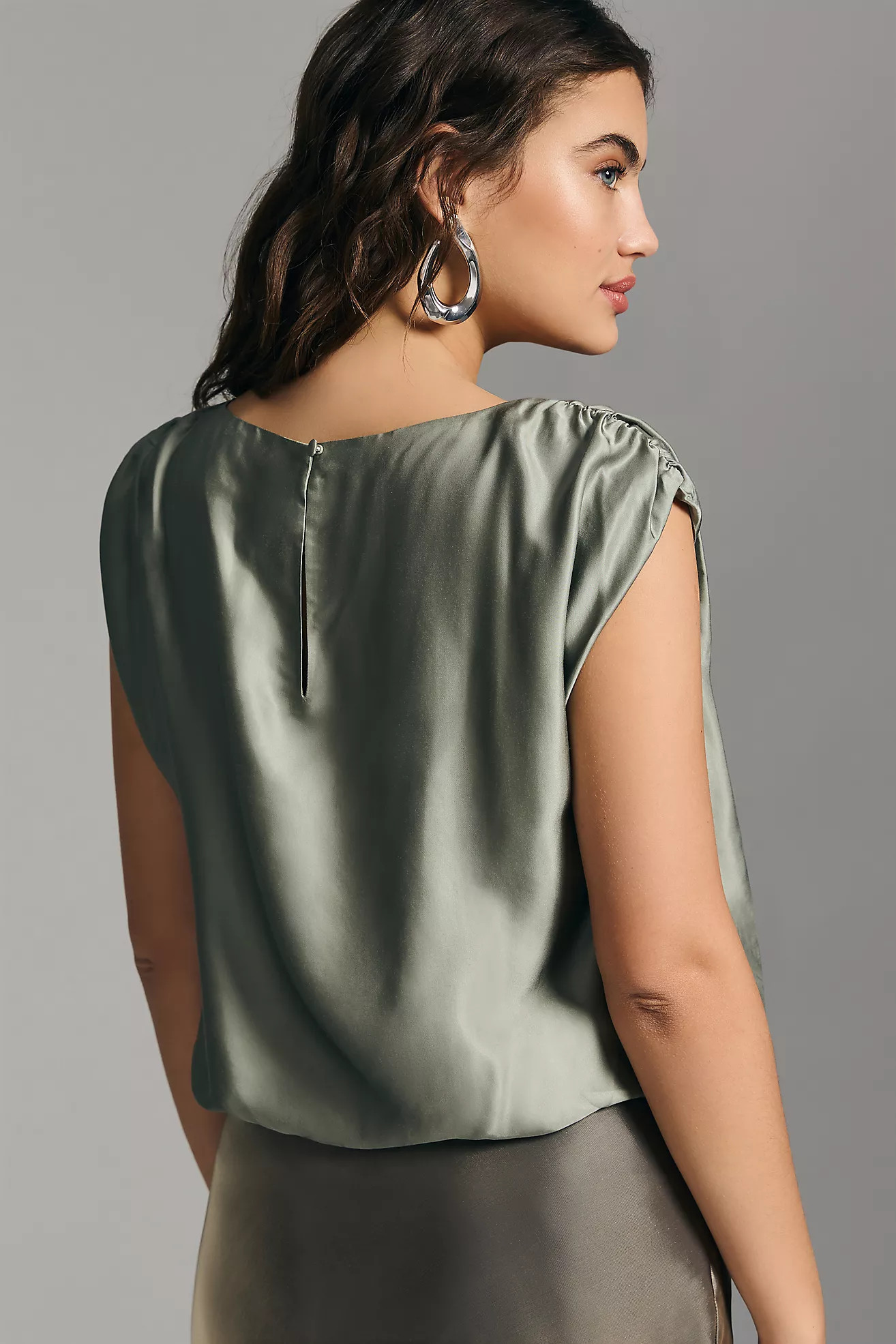 By Anthropologie Silky Scoop Blouse | Anthropologie (US)