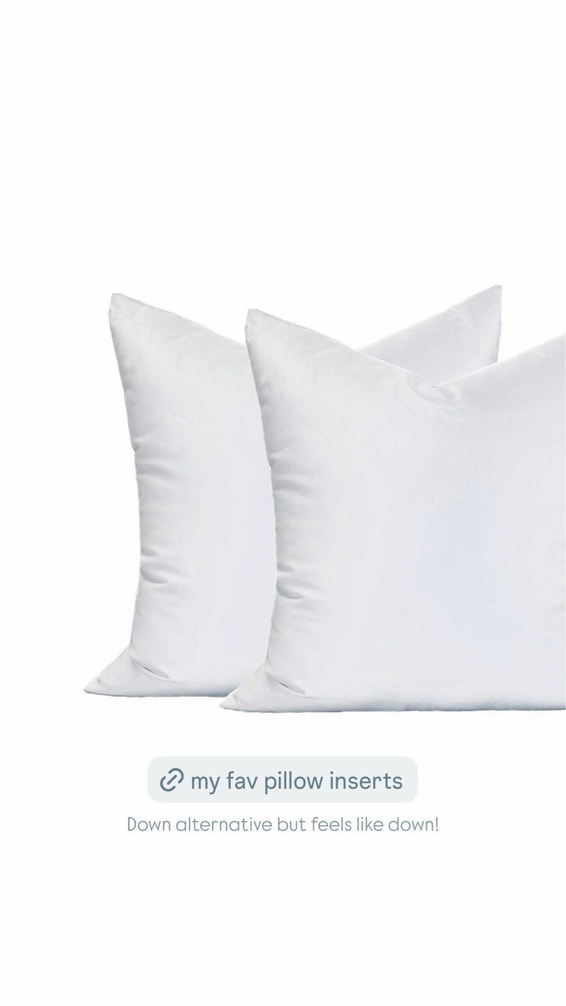 My fav pillow inserts that are a down alternative but feel like down. The best!

#LTKHome