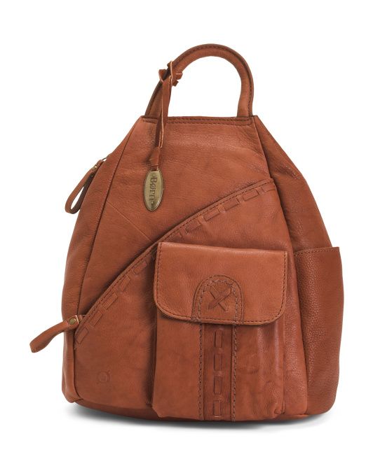 Leather Telford Sling Backpack | TJ Maxx
