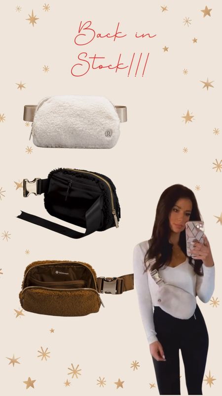 My favorite belt bag is BACK IN STOCK!!!

#LTKSeasonal #LTKfit #LTKGiftGuide