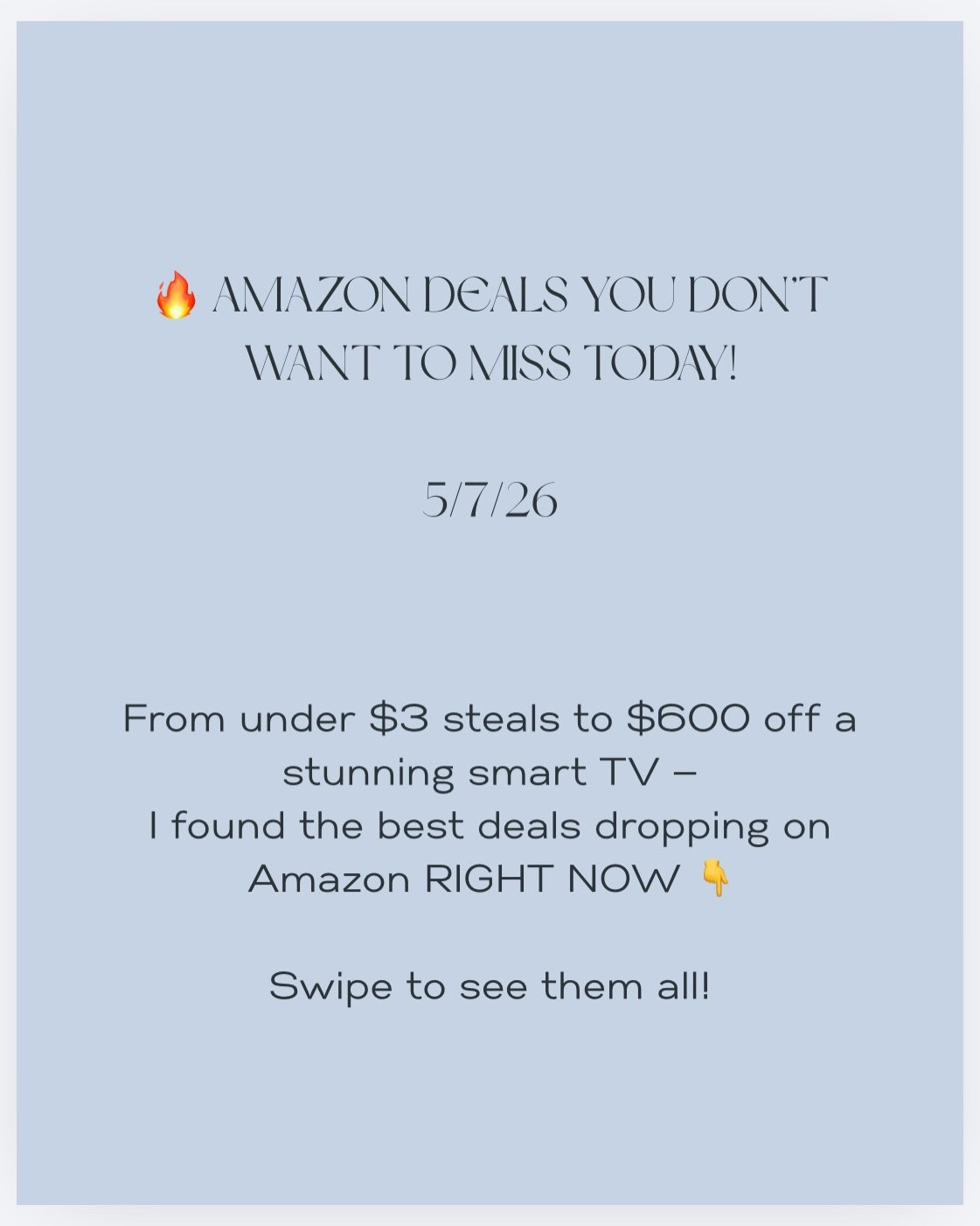 Amazon deals are WILD today and I rounded up the absolute best ones so you don’t have to go searching! 🛍️🔥
From a $2.52 baby saline mist to a $600 off smart art TV, there’s something for literally everyone on this list — home, health, beauty, tech and more.
Here’s a quick peek at what’s inside 👇
✅ Keenray Towel Warmer — 40% off
✅ Shark AI Robot Vacuum — 54% off
✅ Hisense CanvasTV — 40% off
✅ SuperBeets Heart Chews — 42% off
✅ Conair Fabric Shaver — 50% off
✅ Bai Variety Pack — 44% off
✅ + 6 more deals inside!
💰 All links are in my bio — prices can change at any time so grab them fast!  Or comment LINKS and I will send them your way.  #amazondeal #amazonfinds #dealsoftheday #amazonshopping #dailydeals