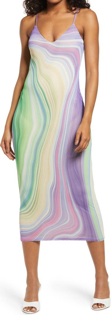 Amina Sleeveless Midi Dress | Nordstrom