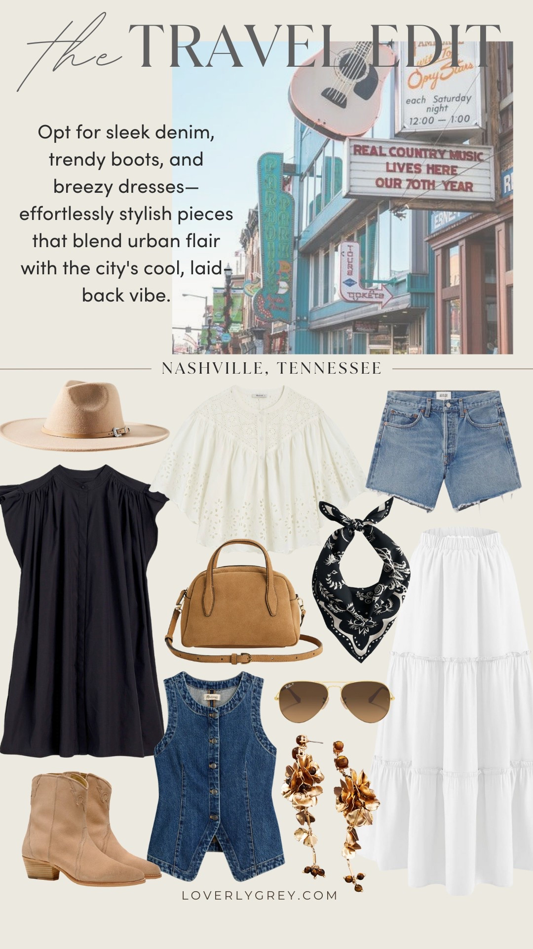Outfit inspo for your Nashville trip!

Loverly Grey, Nashville, country concert outfit, western vacation 

#LTKSeasonal #LTKTravel