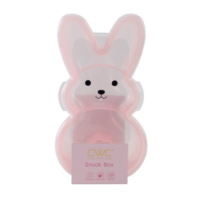 Cook With Color Bunny Figural Personal Sized Snack Box Food Storage Container Pink | Target