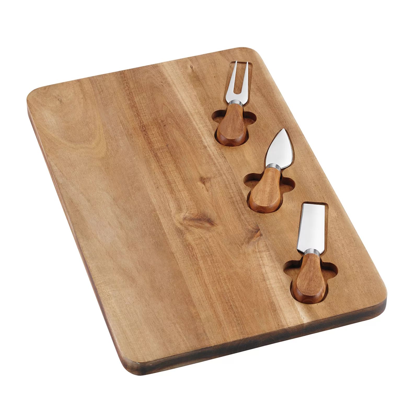 Cuisinart Acacia Wood Cheese Board with Utensil Set, Brown | Kohl's