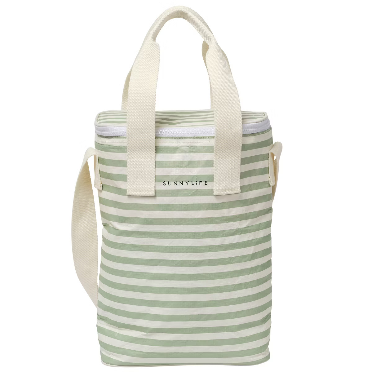 Sunnylife Light Cooler Drinks Bag - La Palma Sage Stripe - 2.1Gal | Target