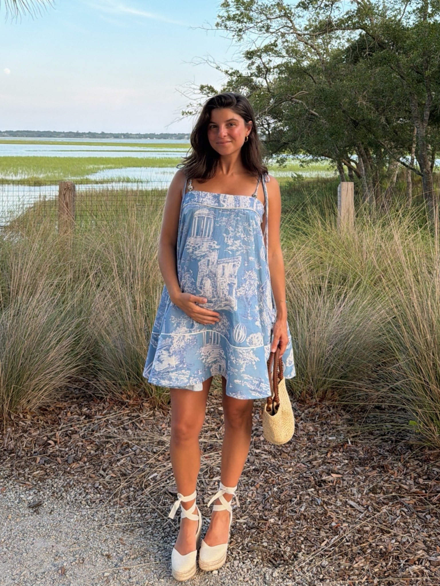 [6/30/26] these wedges are so cute from @dolcevita | wearing size 5.5 in color ecru linen, also available in 2 other colors | dress is gifted from the brand shop eddy, wearing size small

#LTKootd #LTKPetite #LTKBump