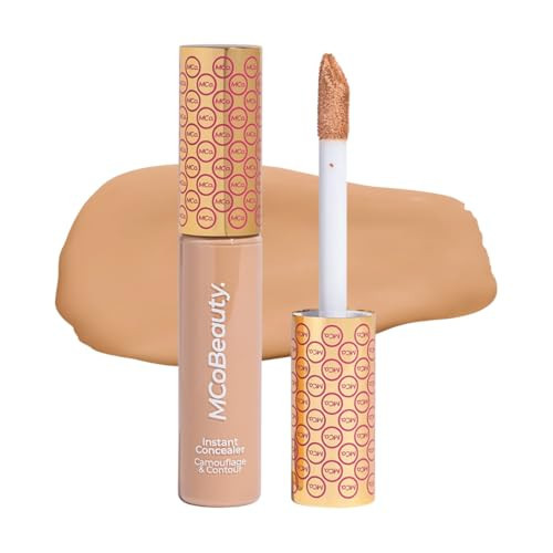 MCoBeauty - Instant Concealer Camouflage and Contour - Full Coverage Cream Formula - Medium Beige Shade - Conceals, Highlights and Contours - Concealers & Neutralizing Makeup | Amazon (US)