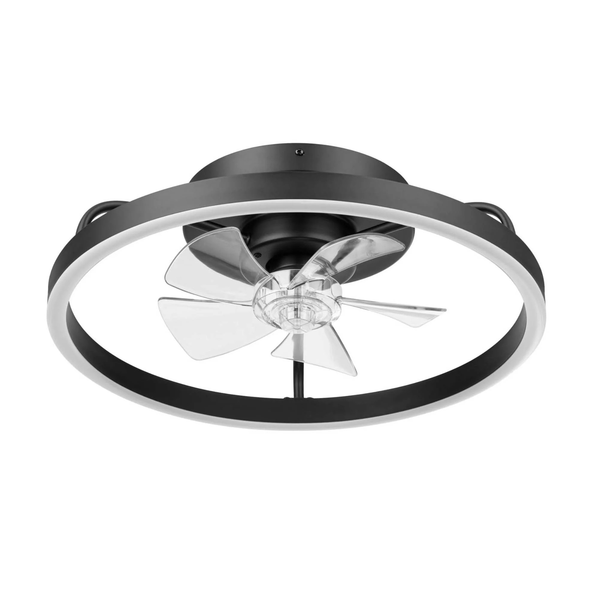 Better Homes & Gardens 20" Black Modern Ceiling Fan Fandelier with Color Changing Light, 5 Blades... | Walmart (US)