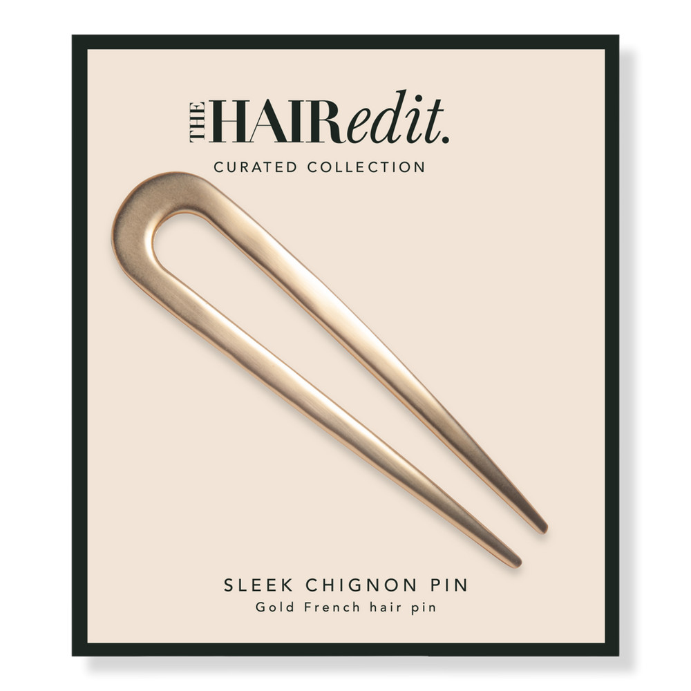 The Hair Edit Sleek Chignon French Hair Pin - Gold | Ulta