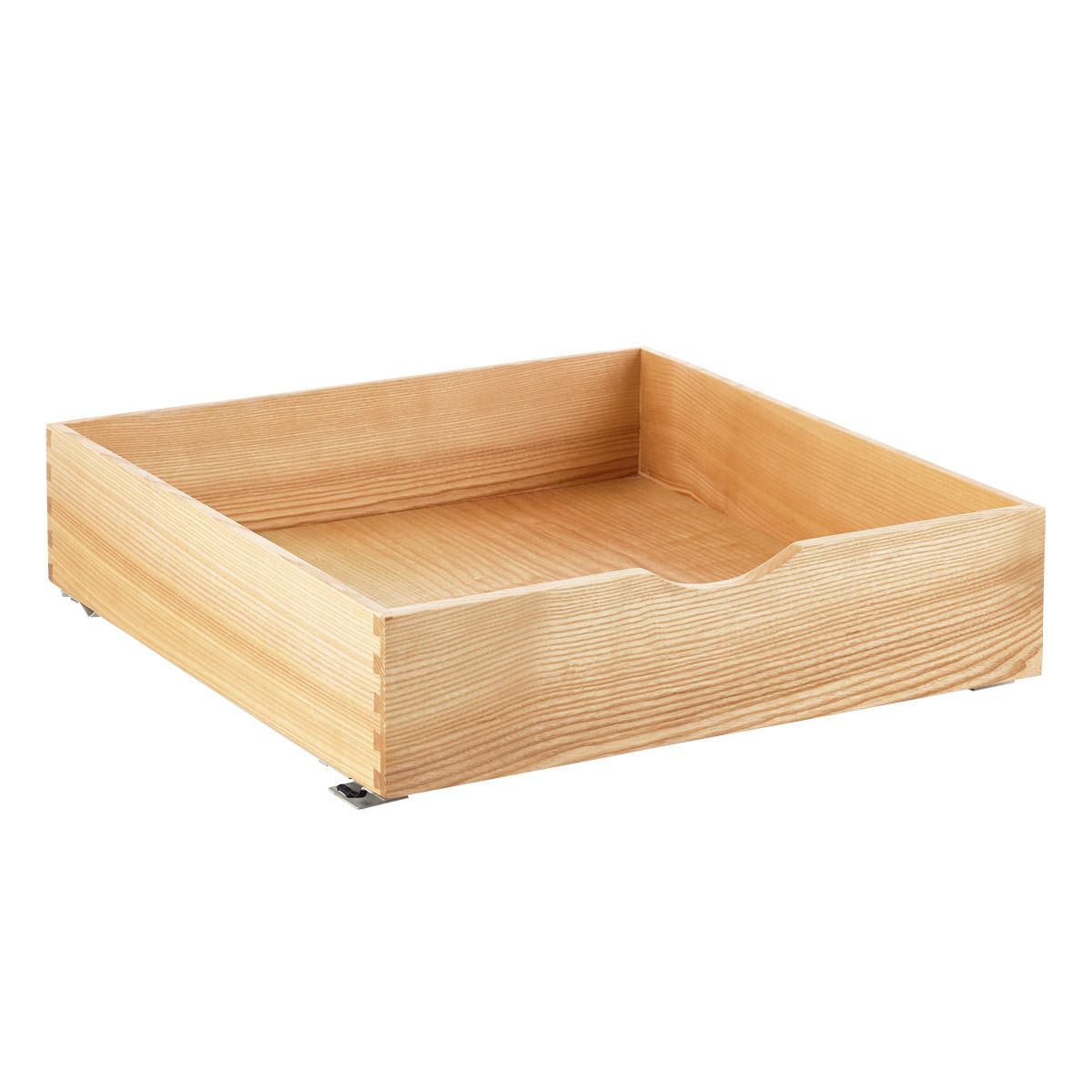 20" Roll-Out Cabinet Drawer Ash Wood | The Container Store