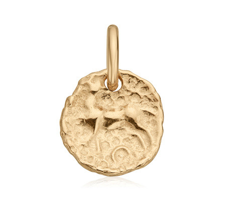 Siren Small Coin Pendant Charm | Monica Vinader (Global)