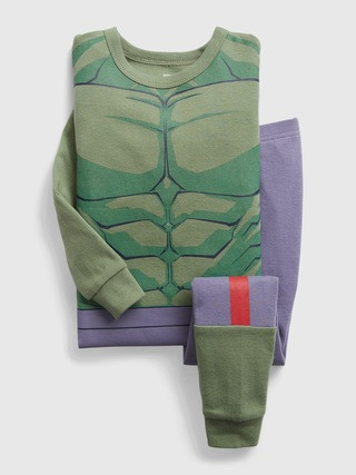 babyGap &#124 Marvel The Incredible Hulk 100% Organic Cotton Graphic PJ Set | Gap (US)