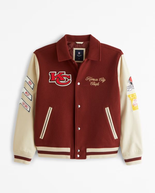 Kansas City Chiefs Varsity Bomber Jacket | Abercrombie & Fitch (US)