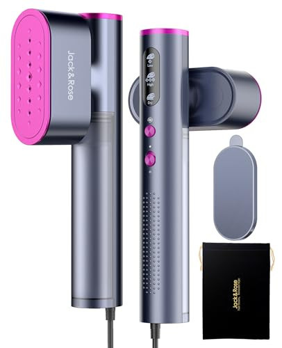Jack ＆ Rose Travel Steamer for Clothes,100-220V Portable Steamer,15s Heat Up,Steamer ＆ Iron 2 In 1, Travel Size Garment Steamer,Large Ceramic Heat Panel,for Global ＆ Europe Traveling | Amazon (US)